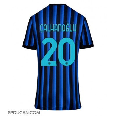 Zenski Nogometni Dres Inter Milan Hakan Calhanoglu #20 Domaci 2025-26 Kratak Rukav Zenski Nogometni Dres Inter Milan Hakan Calhanoglu #20 Domaci 2025-26 Kratak Rukav